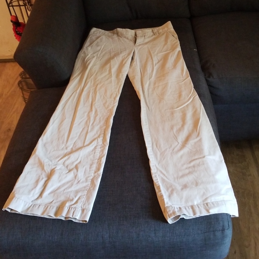 Gap wide leg khakis size 2